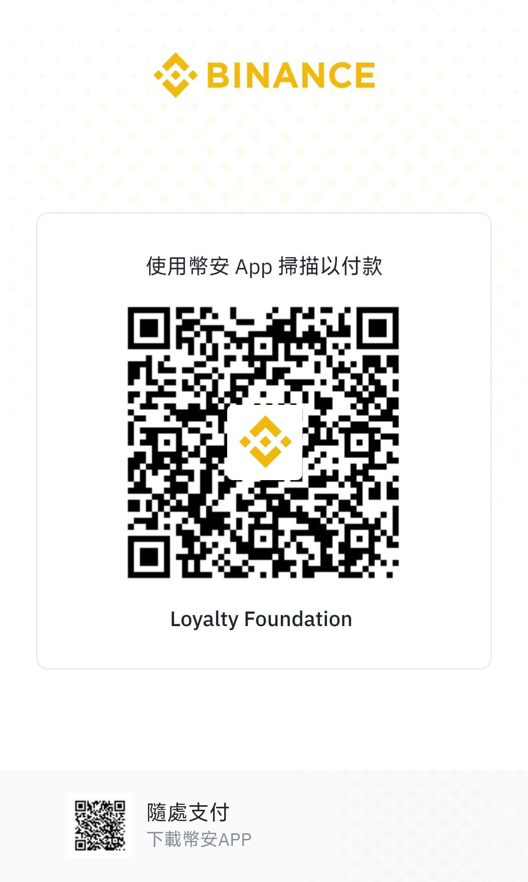 QR Code for Donation